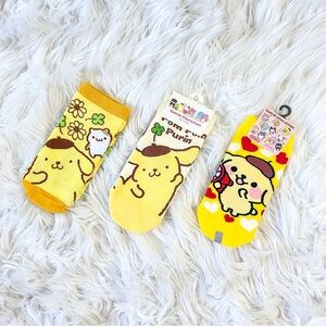 Sanrio Pompompurin Novelty Socks Bundle